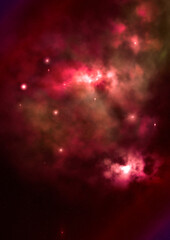 Obraz premium Being shone nebula