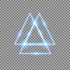 triangle light effect, laser