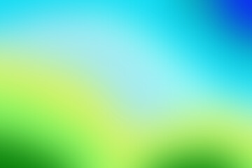 Abstract green and blue blurred background. Nature, ecology, Earth Day concept
