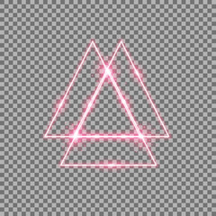 triangle light effect, laser