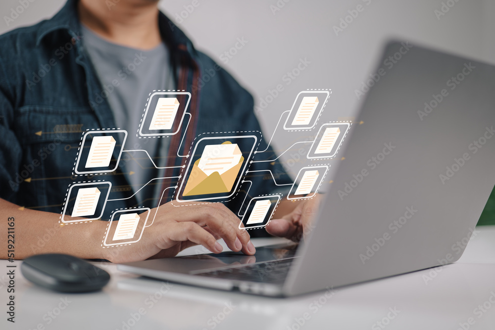 Aufkleber IT workers use a Document Management System (DMS), an online documentation database, process automation, and other corporate business technologies to handle files effectively.
