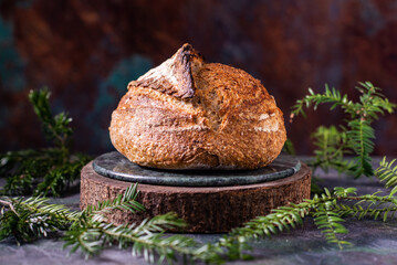 Homemade Sourdough Bread for Christmas