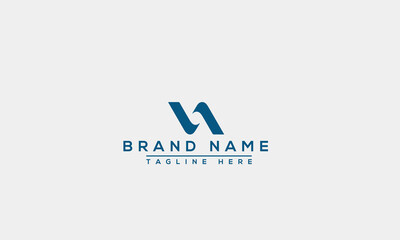 Logo design letter VA . Elegant modern. Vector template.
