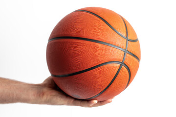 Fototapeta premium Holding A Basketball