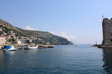 ancient harbour dubrovnik