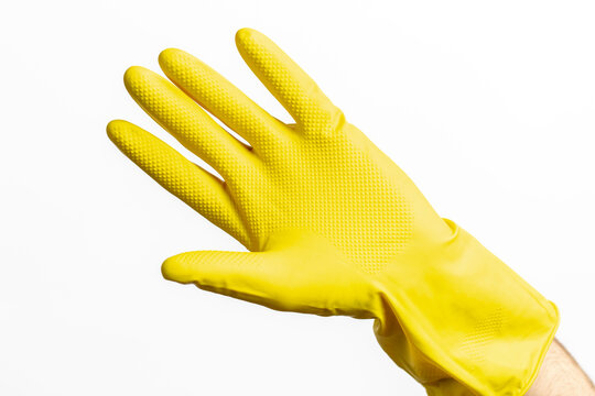 Yellow Cleaning Gloves