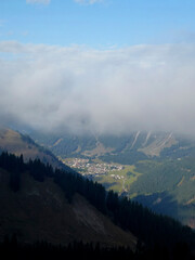 Hiking tour to Pleisspitze mountain, Tyrol, Austria