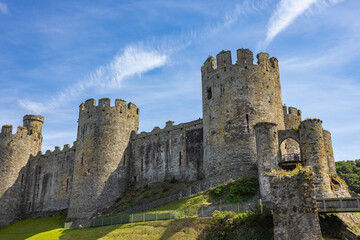 Conwy Castle in North Wales - 519225174