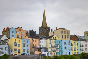 Tenby harbour in South Wales - 519225796