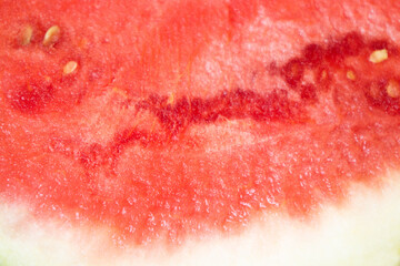 natural watermelon pieces, summer tropical fruit