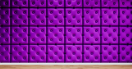 Purple modern room,minimal designs. 3d rendering