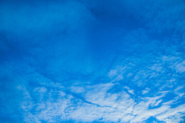 Altocumulus sky air weather blue background high cloudy atmosphere