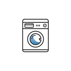 washing machine or laundry icon