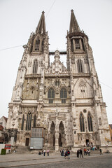 Fototapeta na wymiar Regensburg Cathedral, The World Heritage Site in Germany.