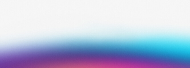 White blue purple pink gradient background blank. Horizontal banner or wallpaper tamplate. Copy space, place for text, text area. Bright illustration. Space metaverse web 3 technology texture