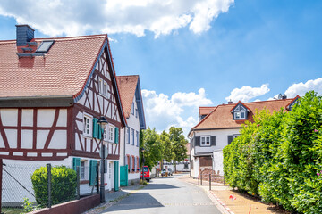 Bachgasse, Langen, Hessen, Deutschland 