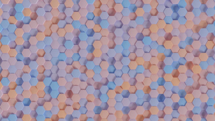 colorful hexagone