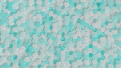 colorful hexagone