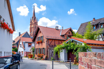 Bachgasse, Langen, Hessen, Deutschland 
