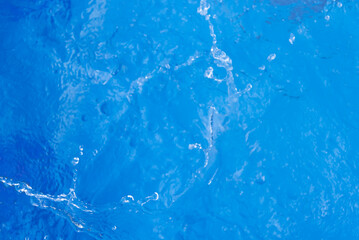 Blue background. Water. Abstraction.