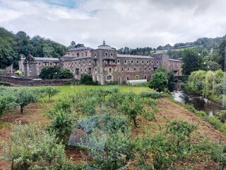 Fototapeta na wymiar Monasterio de Samos, Galicia