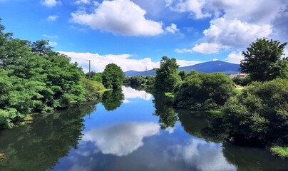 Fototapeta premium Río en la provincia de Pontevedra, Galicia