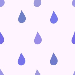 Simple seamless water rain drops pattern for clothes print and wrapping paper and notebooks and accessories and fabrics