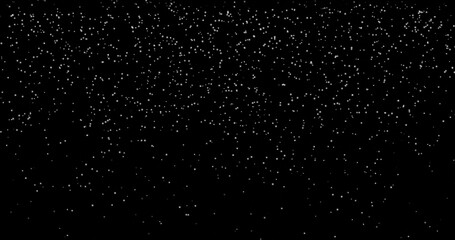 footage White snowflakes on black background winter, animated snowflake, precipitation snow, editing with blend mode. motion graphics, cartoon.