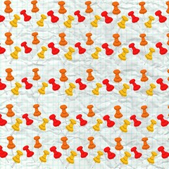 colorful pins seamless pattern, illustration school background