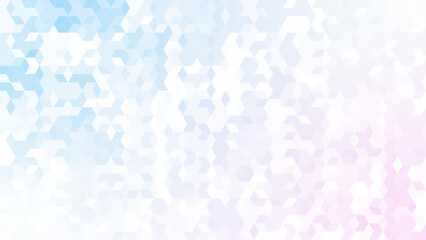 三角パターン背景素材，ブルーとピンクのグラデーション