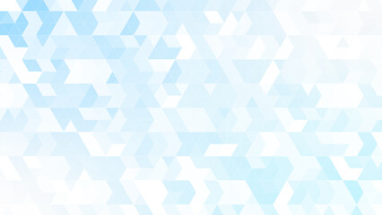 三角パターン背景素材，ブルーのグラデーション