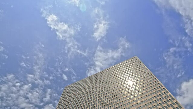 Jacob K. Javits Federal Building Under Blue Sky