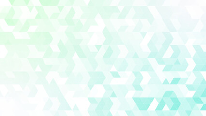 三角パターン背景素材，グリーンのグラデーション