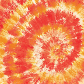 red orange swirl good vibes colorful tie dye abstract background