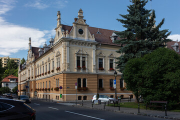 Fototapeta na wymiar City hall of Brasov Romania