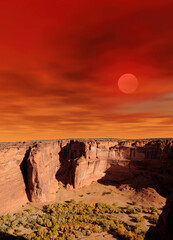 Obraz na płótnie Canvas Canyon De Chelly Sunrise