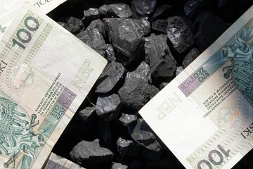 a pile of coal