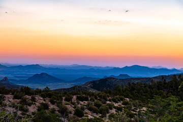 Sunset in the Chiricahua Mountains, Southern Arizona