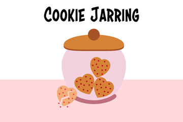 Cookie Jarring, a person in a serious relationship or actively pursuing one with someone, yet are still talking dating you, urban slang, dating trend.