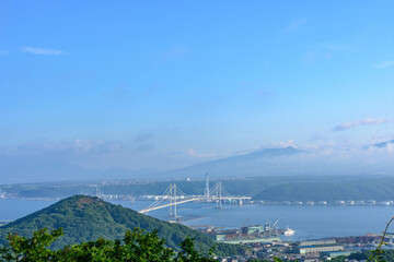 北海道　室蘭 測量山からの展望
