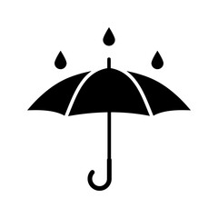 umbrella icon. safe sign. vector illustration.