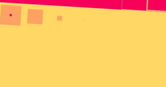 animated transitions of alternating squares and rectangles filling the screen