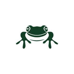 Frog icon logo design