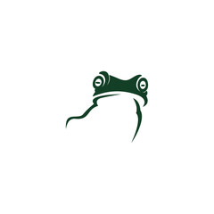 Frog icon logo design