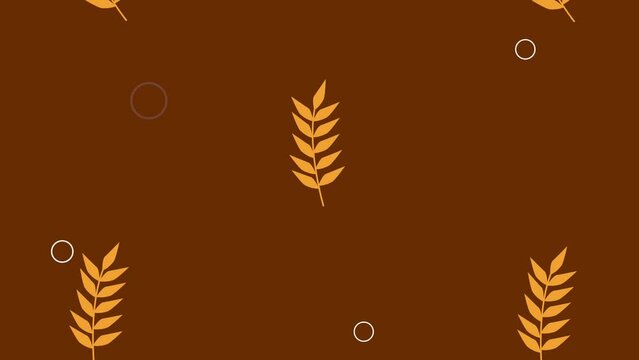ears barley spikes pattern animation