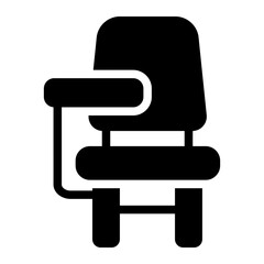 desk glyph icon