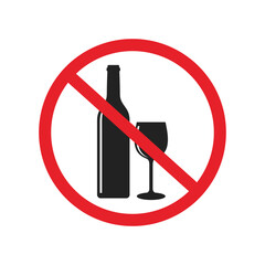 No alcohol sign