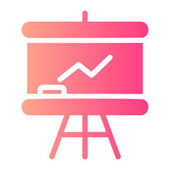 whiteboard gradient icon