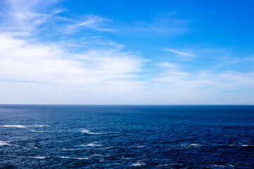 Obraz premium A view on the Pacific ocean coast 