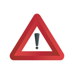 Warning Triangle Sign 3D